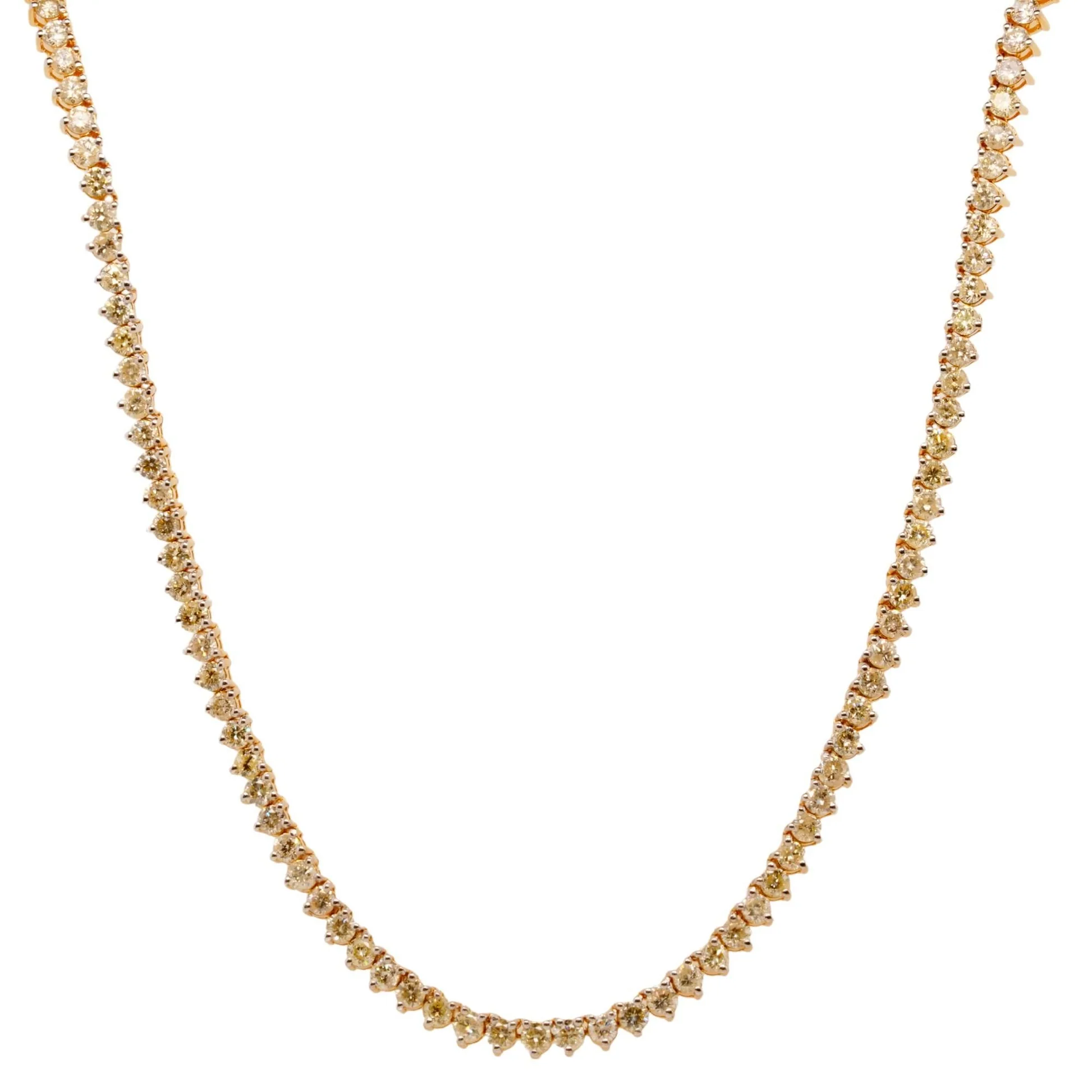 14K Gold Diamond Chain Necklace