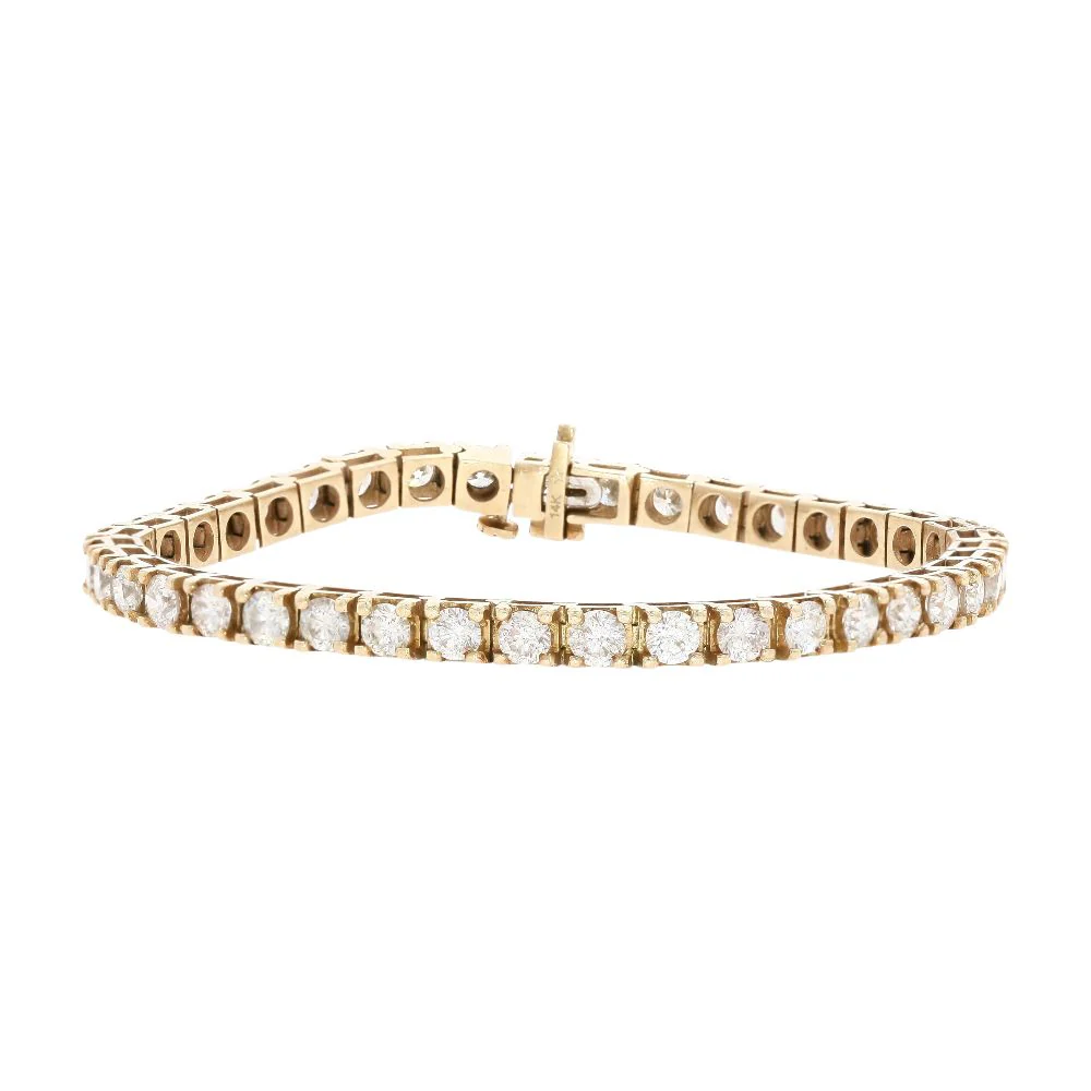 14K Gold Diamond Tennis Bracelet