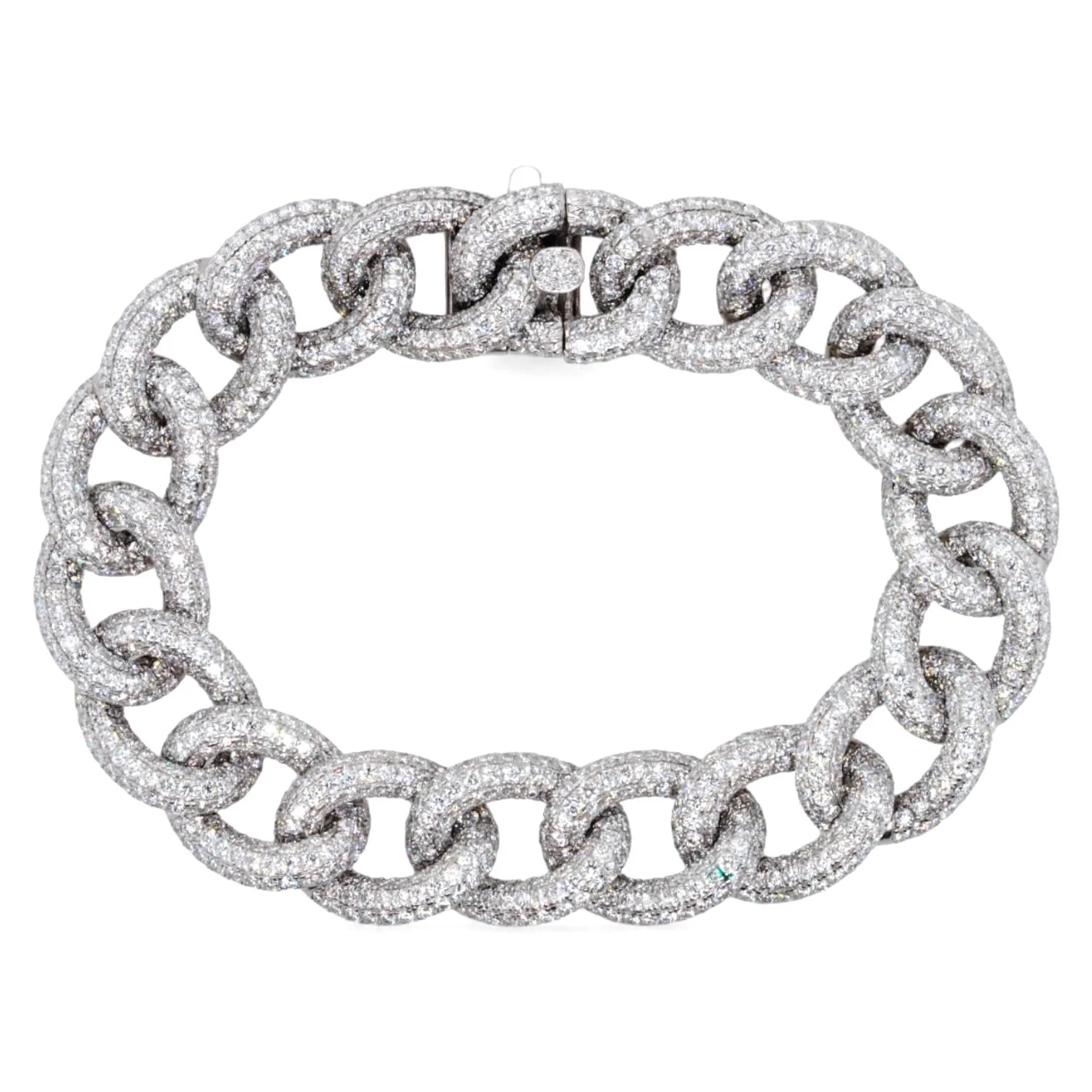 18K White Gold Diamond Bracelet
